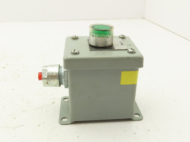 Electromate E1PBGM Green Illuminated Pushbutton Enclosure
