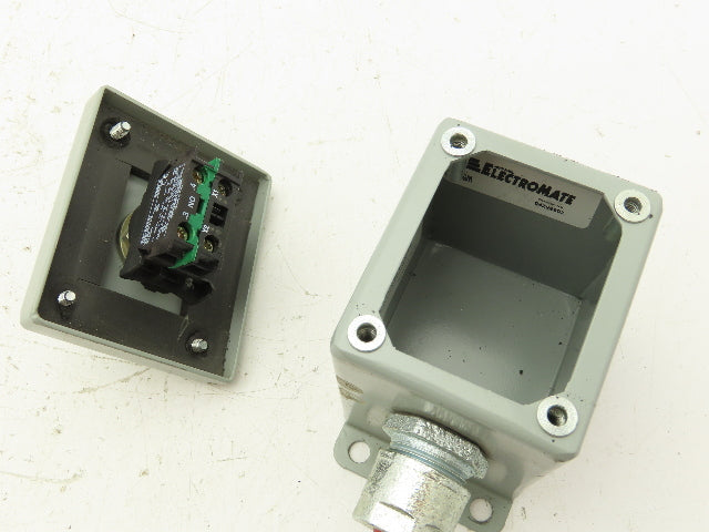 Electromate E1PBGM Green Illuminated Pushbutton Enclosure