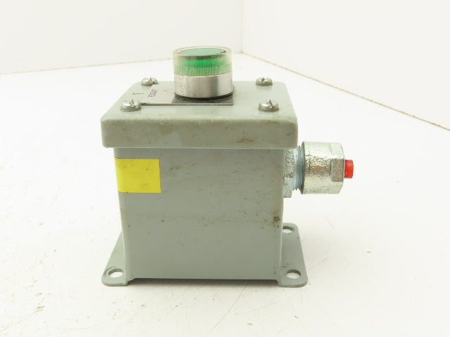 Electromate E1PBGM Green Illuminated Pushbutton Enclosure