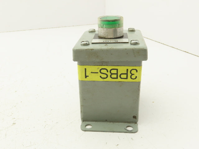 Electromate E1PBGM Green Illuminated Pushbutton Enclosure