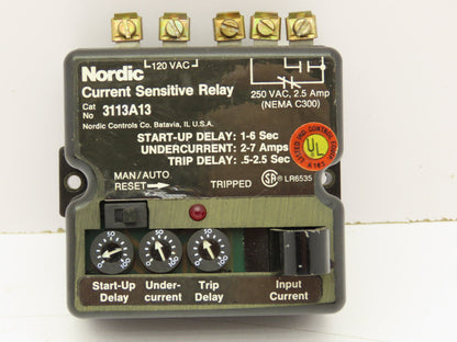 Nordic 3113A13 Current Sensitivity Relay Module 250V 120V