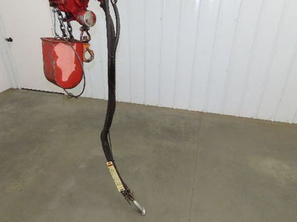 Chicago Pneumatic 1/2 Ton 1000Lb Power Vane Air Chain Hoist 15' Lift w/Pendant