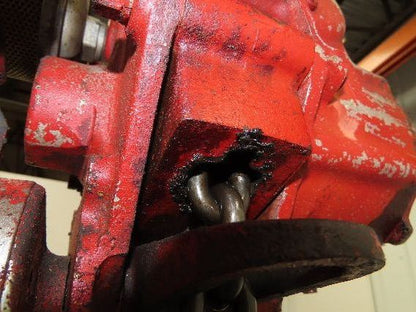 Chicago Pneumatic 1/2 Ton 1000Lb Power Vane Air Chain Hoist 15' Lift w/Pendant