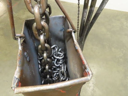 Chicago Pneumatic 1/4 Ton 500Lb Power Vane Air Chain Hoist 9' 3" Lift w/Pendant