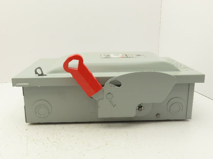 Siemens HF262 Heavy Duty Safety Disconnect Switch 60A 600VAC 1PH 2 Pole Fusible