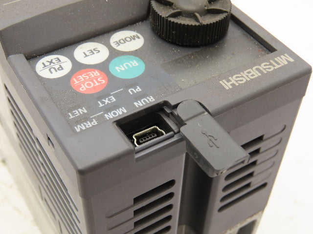 Mitsubishi Electric FR-E720-0.75K VFD Inverter Drive 3PH 1HP 240V