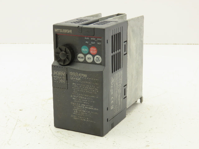 Mitsubishi Electric FR-E720-0.75K VFD Inverter Drive 3PH 1HP 240V