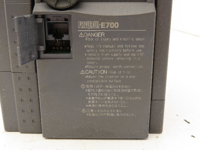 Mitsubishi Electric FR-E720-1.5K VFD Inverter Drive 3PH 240V 2HP