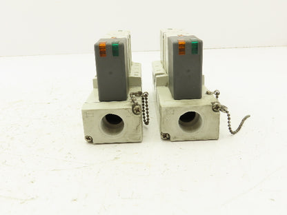 SMC VQ4201R-5 Solenoid Valve Manifold 4/5 Port 3/8" NPT Lot of 2