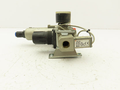 SMC AF30-03D-2 Pneumatic Regulator Filter Pressure Relief Valve Assembly