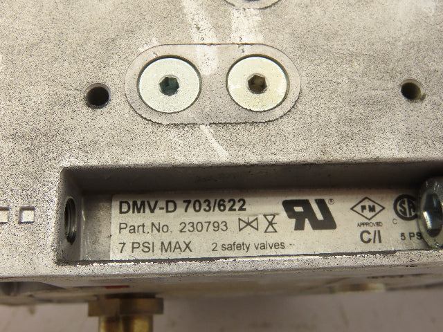 Dungs DMV-D 703/622 Dual Modular Safety Shutoff Valve 120V 1.5" NPT