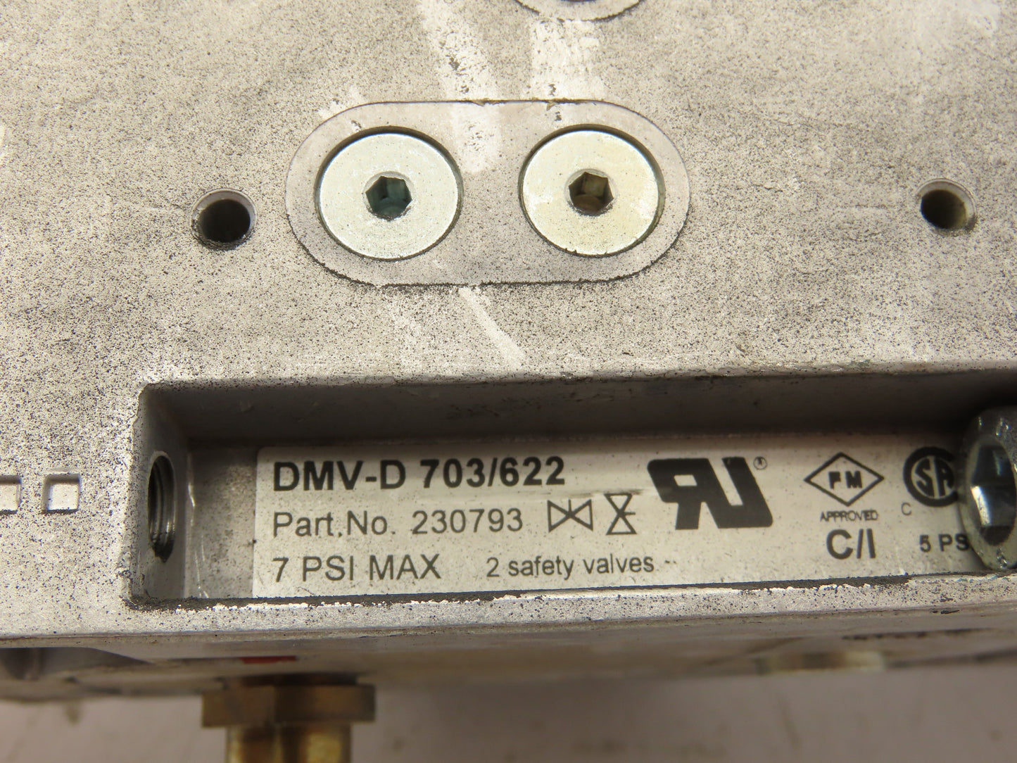 Dungs DMV-D 703/622 Dual Modular Safety Shutoff Valve 120V 1.5" NPT