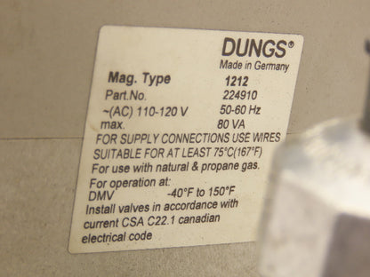 Dungs DMV-D 703/622 Dual Modular Safety Shutoff Valve 120V 1.5" NPT