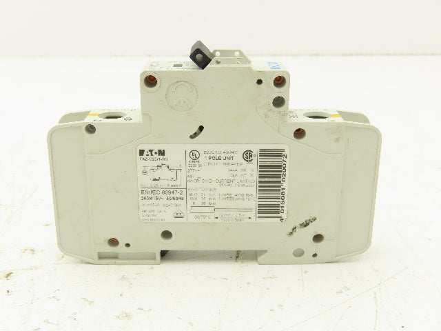 Eaton FAZ-C20/1-RT Miniature Circuit Breaker 240/415V 1 Pole 20A