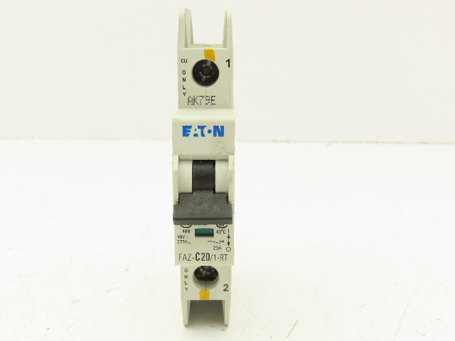 Eaton FAZ-C20/1-RT Miniature Circuit Breaker 240/415V 1 Pole 20A