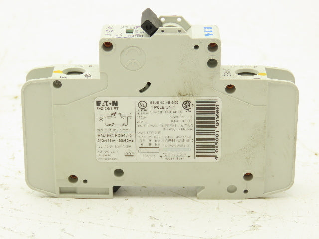 Eaton FAZ-C5/1-RT Miniature Circuit Breaker 240/415V 1 Pole 5A