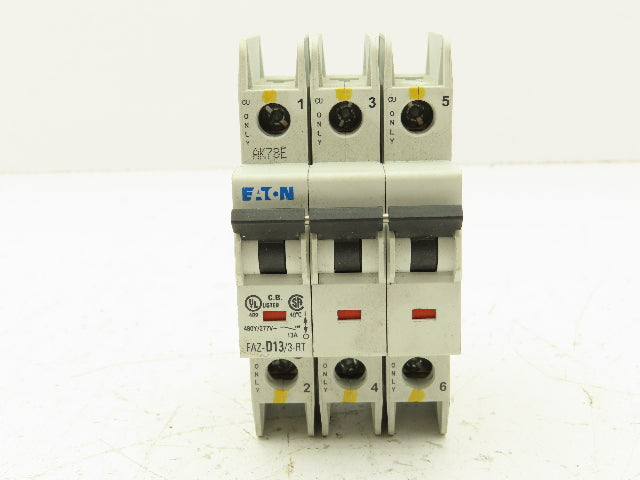 Eaton FAZ-D13/3-RT Circuit Breaker 3 Pole 415V 13A