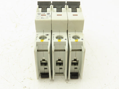 Eaton FAZ-D5/3-RT Circuit Breaker 3 Pole 415V 5A