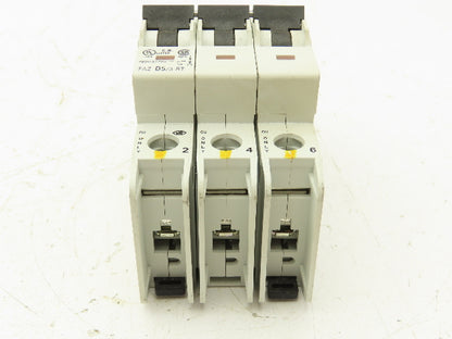 Eaton FAZ-D5/3-RT Circuit Breaker 3 Pole 415V 5A