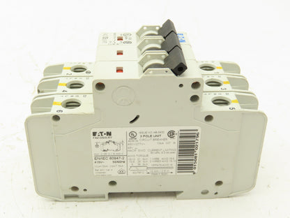 Eaton FAZ-D5/3-RT Circuit Breaker 3 Pole 415V 5A