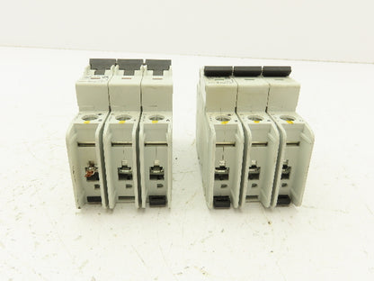 Eaton FAZ-D10/3-RT Circuit Breaker 3 Pole 415V 10A Lot of 2