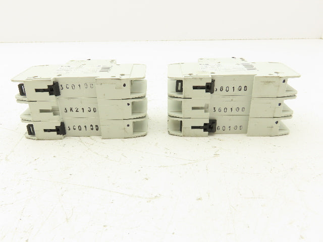 Eaton FAZ-D10/3-RT Circuit Breaker 3 Pole 415V 10A Lot of 2