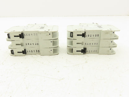 Eaton FAZ-D10/3-RT Circuit Breaker 3 Pole 415V 10A Lot of 2