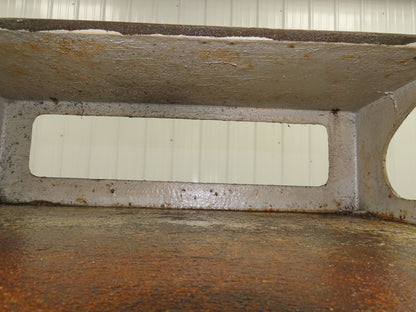 Vintage Podium Work Desk Cast Iron 2 Tier Stand 24x18" Top 25x9.5"