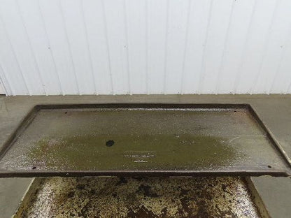 Vintage Podium Work Desk Cast Iron 2 Tier Stand 24x18" Top 25x9.5"