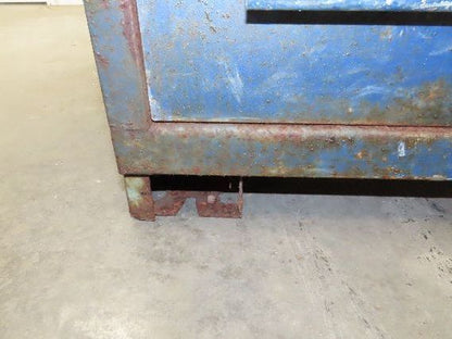 Stanley Vidmar Tool Cabinet 4 Drawer 28x30x33" Blue Lista Lyon Rust Rough