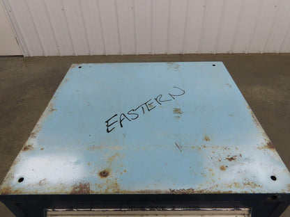Stanley Vidmar Tool Cabinet 4 Drawer 28x30x33" Blue Lista Lyon Rust Rough