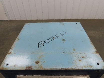Stanley Vidmar Tool Cabinet 4 Drawer 28x30x33" Blue Lista Lyon Rust Rough