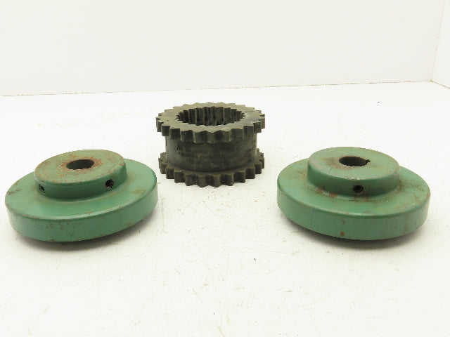 Woods 8S 1 Spacer Flange Coupling Sleeve Set 1" Bore