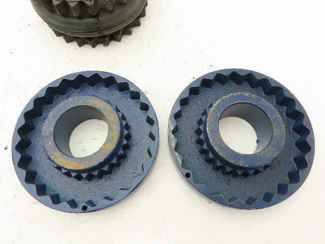 Woods 9SC35 Spacer Flange Coupling Sure-Flex Sleeve Set 2-3/16" Bore