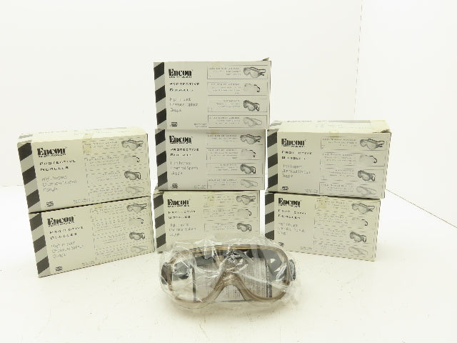 Encon 05058204 Safety Goggles Anti-Fog Chemical Splash High Impact  Lot of 7