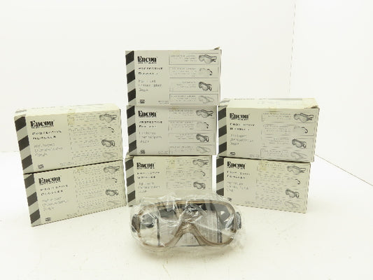 Encon 05058204 Safety Goggles Anti-Fog Chemical Splash High Impact  Lot of 7