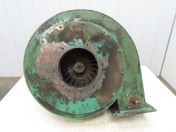 Centrifugal Blower 16" Fan 460V 3PH Motor 8.5" Sq Flange Outlet