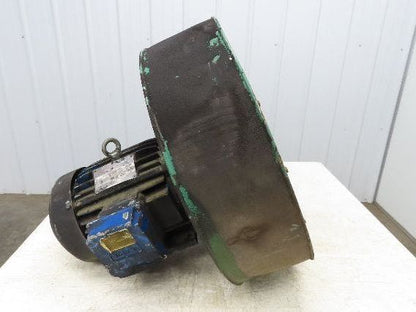 Centrifugal Blower 16" Fan 460V 3PH Motor 8.5" Sq Flange Outlet