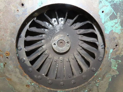 Centrifugal Blower 16" Fan 460V 3PH Motor 8.5" Sq Flange Outlet