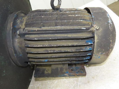 Centrifugal Blower 16" Fan 460V 3PH Motor 8.5" Sq Flange Outlet