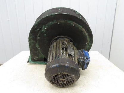 Centrifugal Blower 16" Fan 460V 3PH Motor 8.5" Sq Flange Outlet