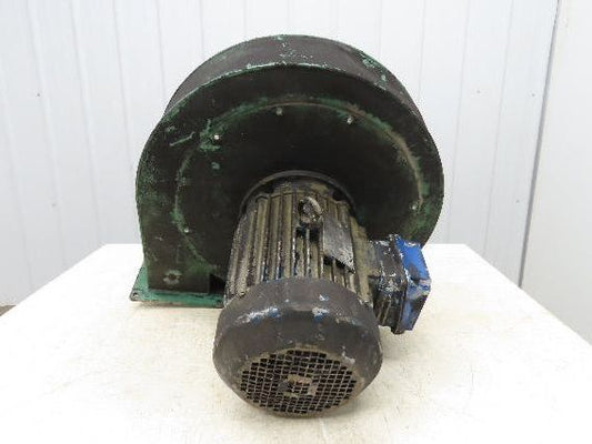 Centrifugal Blower 16" Fan 460V 3PH Motor 8.5" Sq Flange Outlet