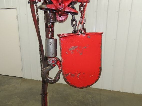 Chicago Pneumatic 1/4 Ton 500Lb Power Vane Air Chain Hoist 15' Lift w/Pendant