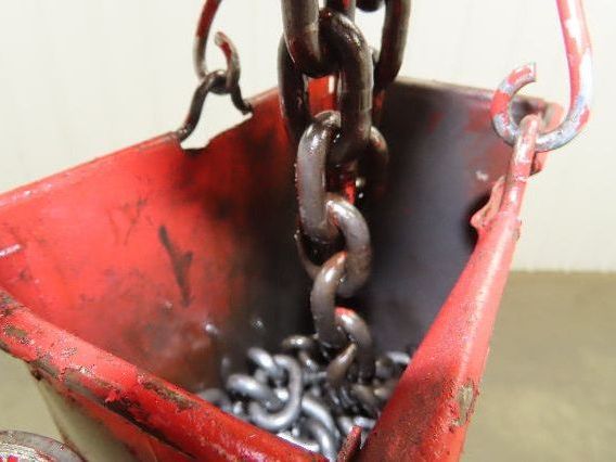 Chicago Pneumatic 1/4 Ton 500Lb Power Vane Air Chain Hoist 15' Lift w/Pendant