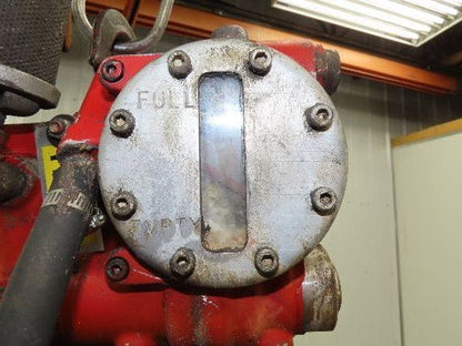 Chicago Pneumatic 1/2 Ton 1000Lb Power Vane Air Chain Hoist 9' 10" Lift  Pendant