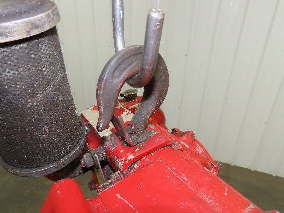 Chicago Pneumatic 1/2 Ton 1000Lb Power Vane Air Chain Hoist 9' 10" Lift  Pendant