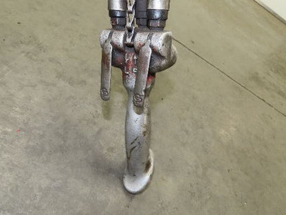 Chicago Pneumatic 1/2 Ton 1000Lb Power Vane Air Chain Hoist 9' 10" Lift  Pendant