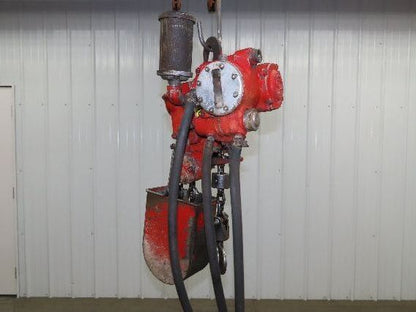 Chicago Pneumatic 1/2 Ton 1000Lb Power Vane Air Chain Hoist 9' 10" Lift  Pendant