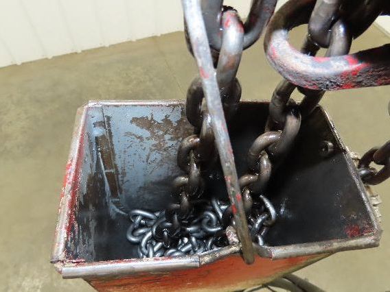 Chicago Pneumatic 1/2 Ton 1000Lb Power Vane Air Chain Hoist 9' 10" Lift  Pendant