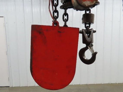 Chicago Pneumatic 1/2 Ton 1000Lb Power Vane Air Chain Hoist 9' 9" Lift  Pendant